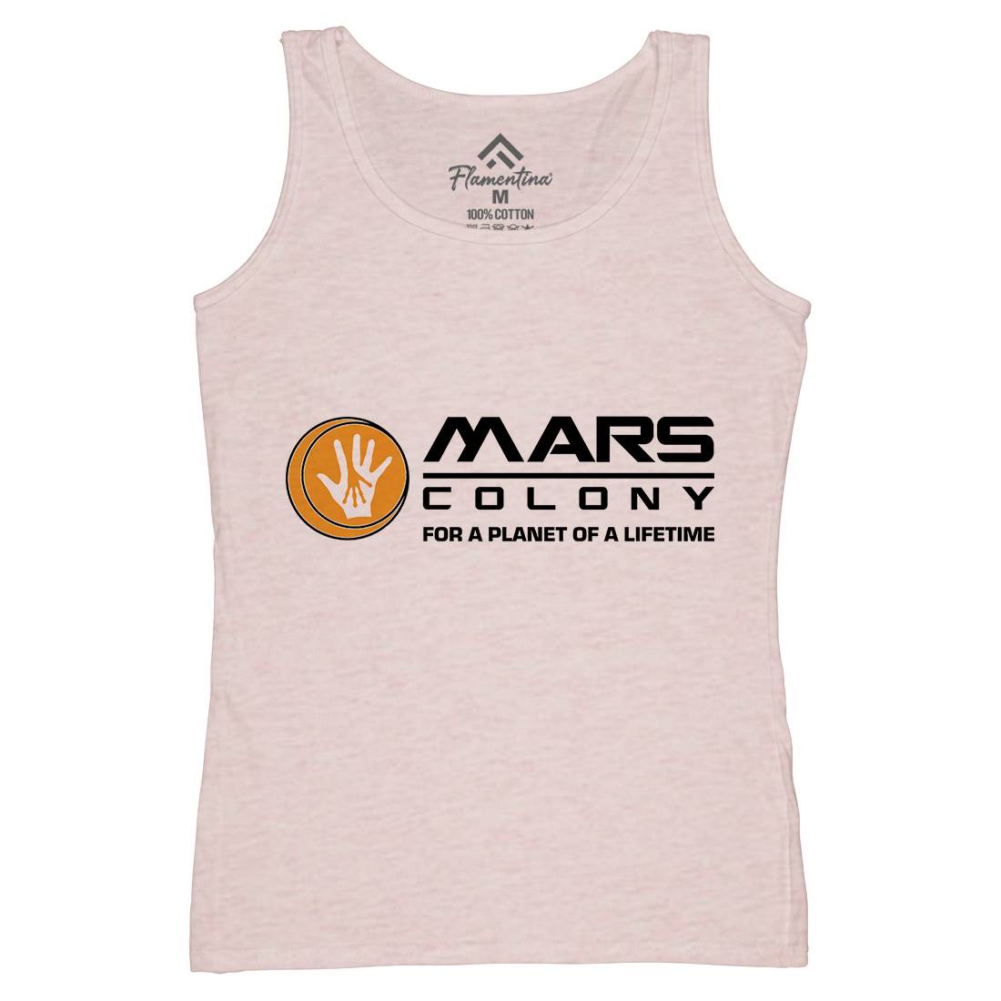 Mars Womens Organic Tank Top Vest Space D408