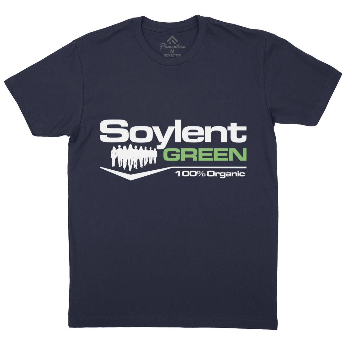 Soylent Green Mens Organic Crew Neck T-Shirt Horror D410