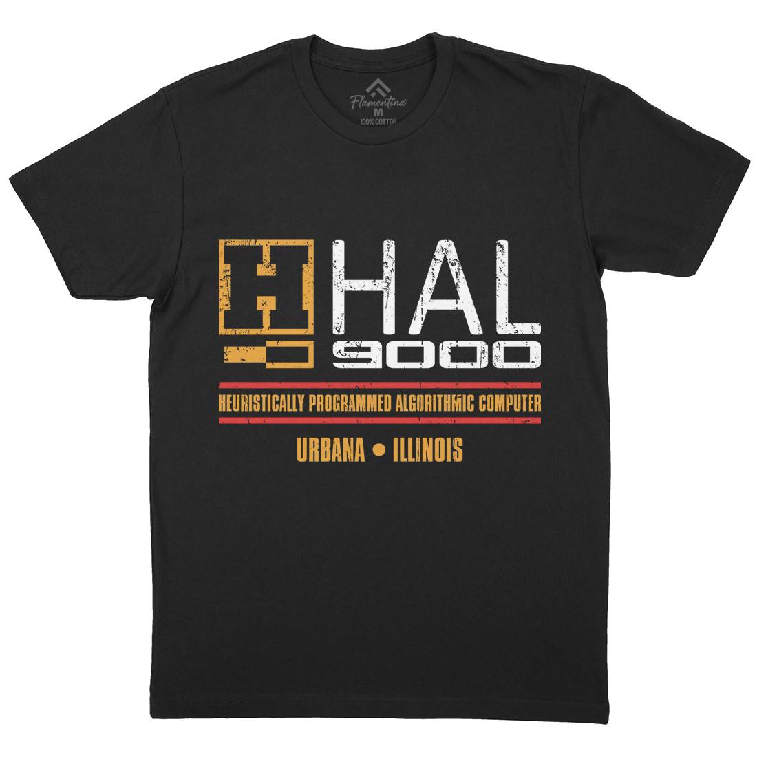 Hal Mens Crew Neck T-Shirt Space D411