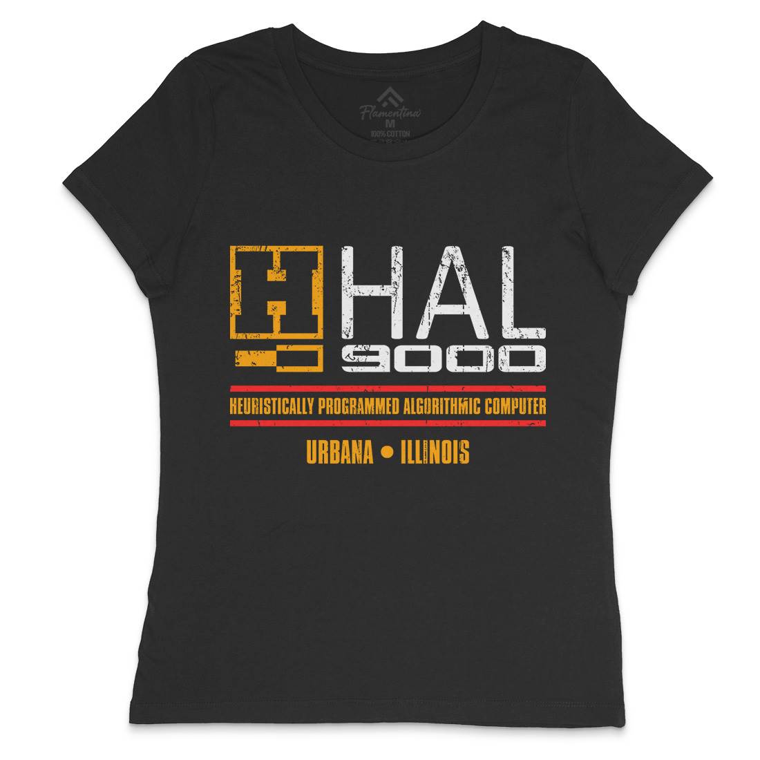 Hal Womens Crew Neck T-Shirt Space D411