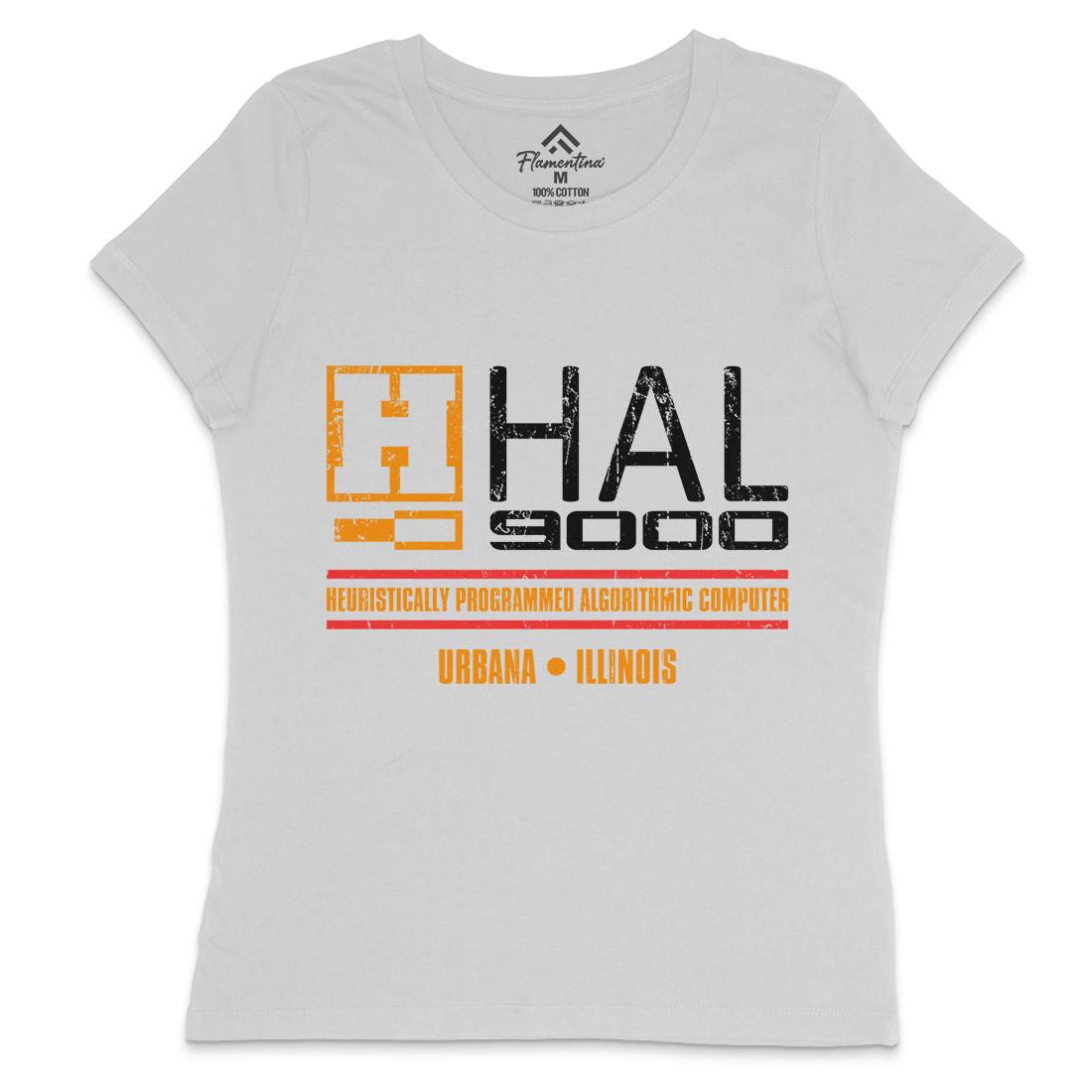 Hal Womens Crew Neck T-Shirt Space D411