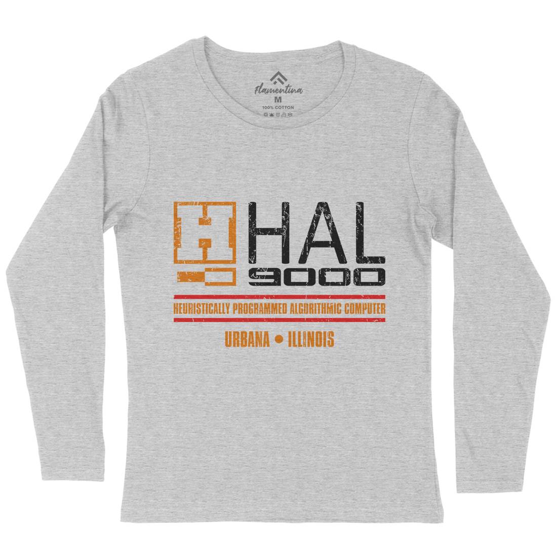 Hal Womens Long Sleeve T-Shirt Space D411