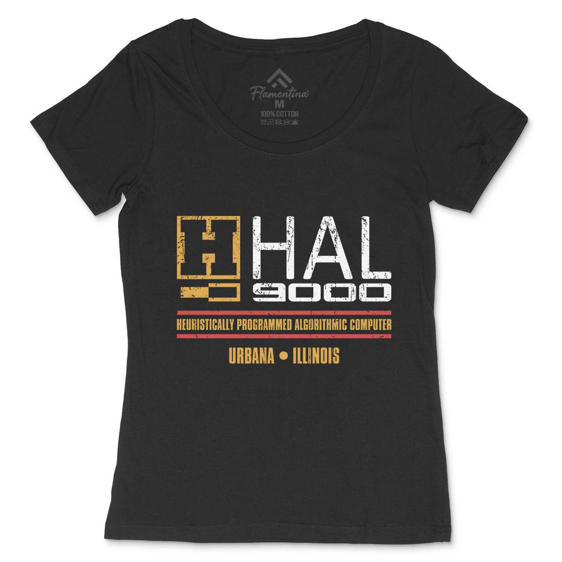 Hal Womens Scoop Neck T-Shirt Space D411