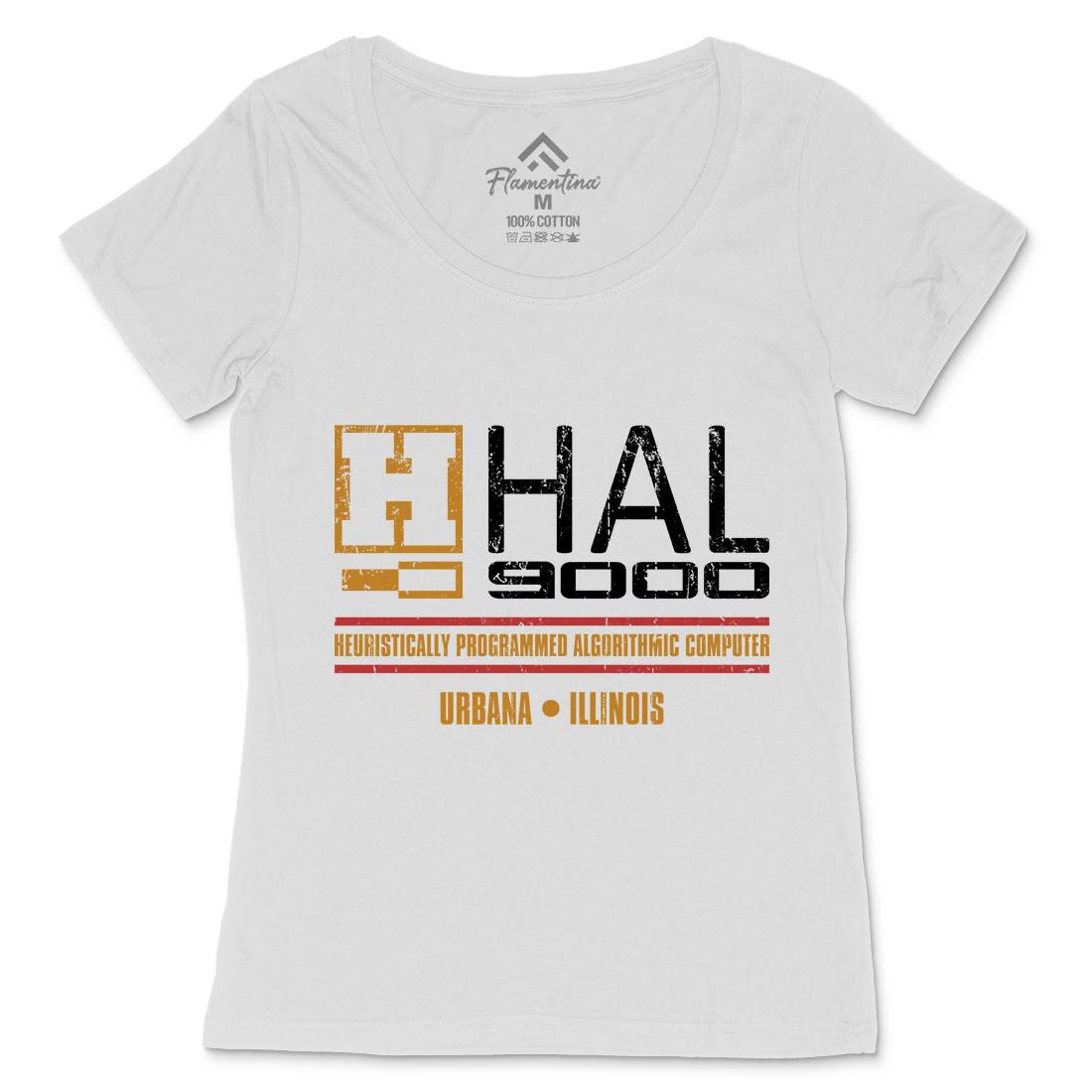 Hal Womens Scoop Neck T-Shirt Space D411