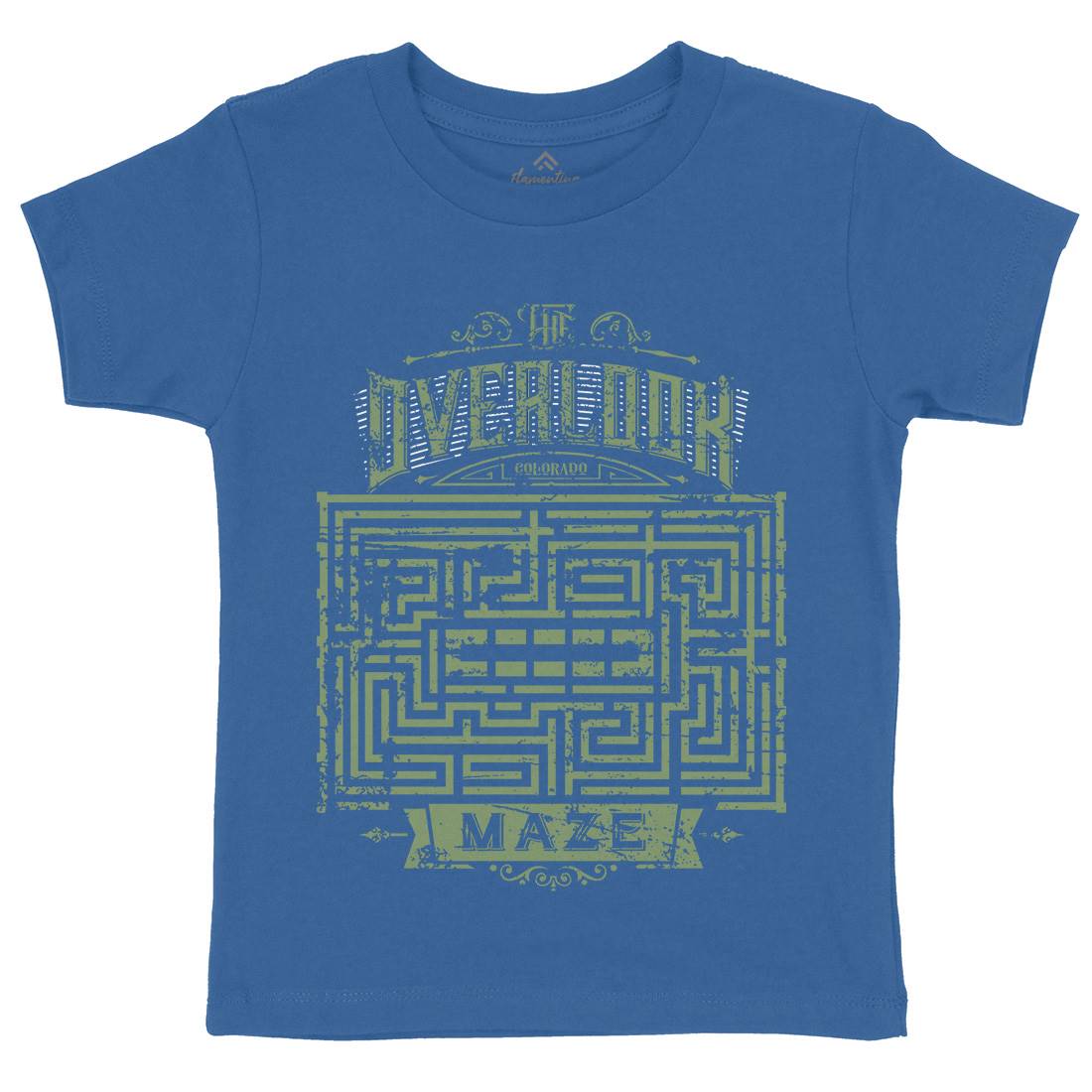 Overlook Maze Kids Crew Neck T-Shirt Horror D413