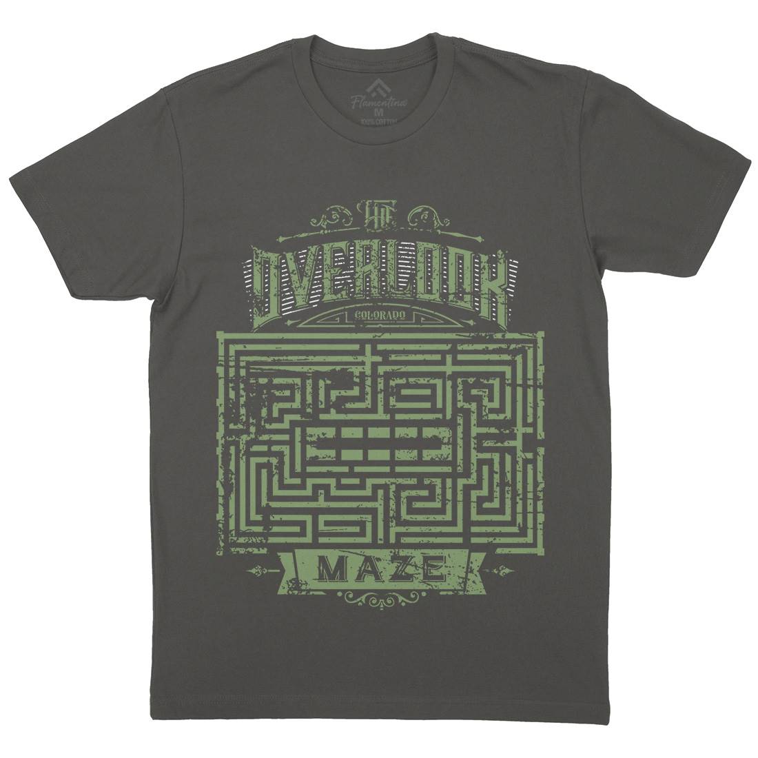 Overlook Maze Mens Crew Neck T-Shirt Horror D413