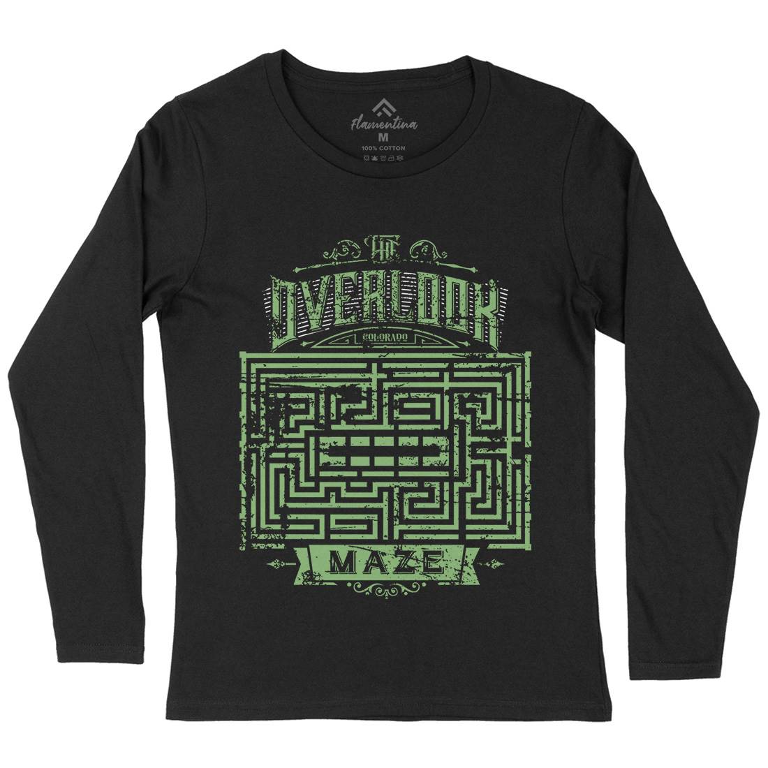 Overlook Maze Womens Long Sleeve T-Shirt Horror D413