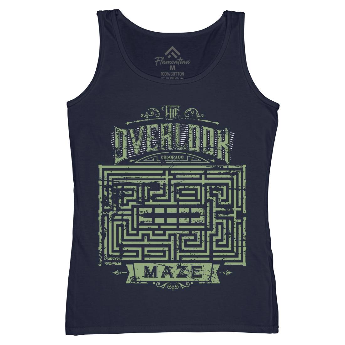 Overlook Maze Womens Organic Tank Top Vest Horror D413