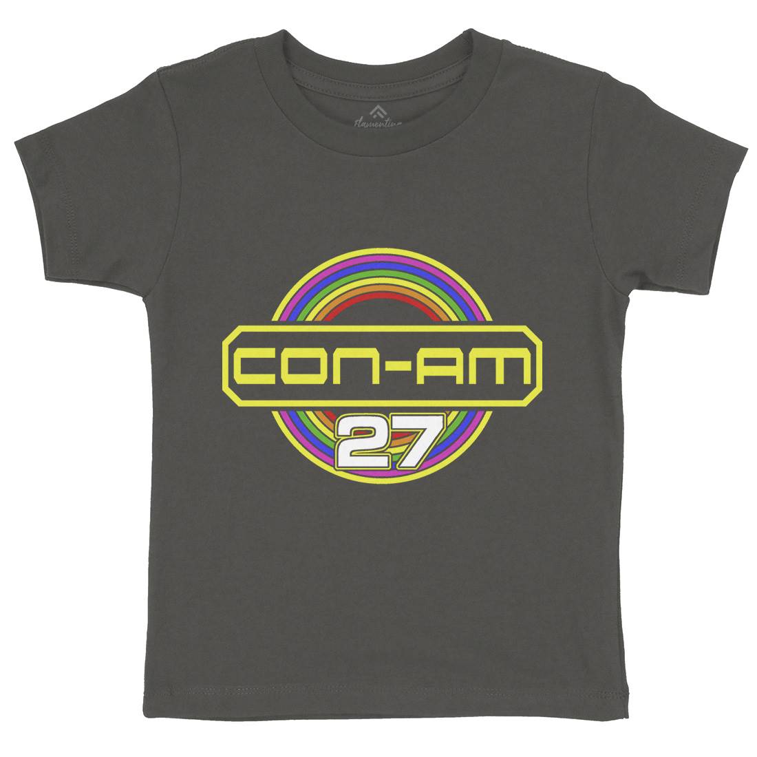 Con-Am 27 Kids Organic Crew Neck T-Shirt Space D414