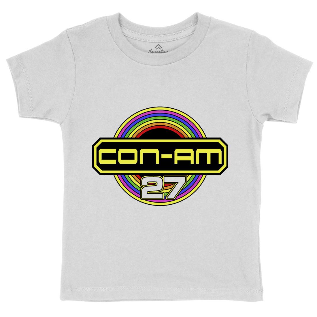 Con-Am 27 Kids Organic Crew Neck T-Shirt Space D414