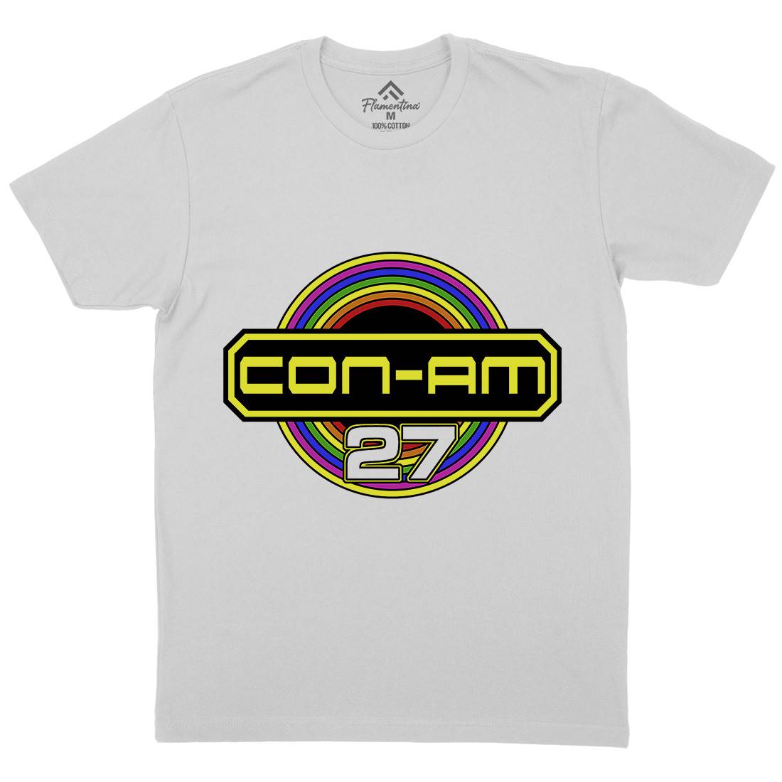 Con-Am 27 Mens Crew Neck T-Shirt Space D414