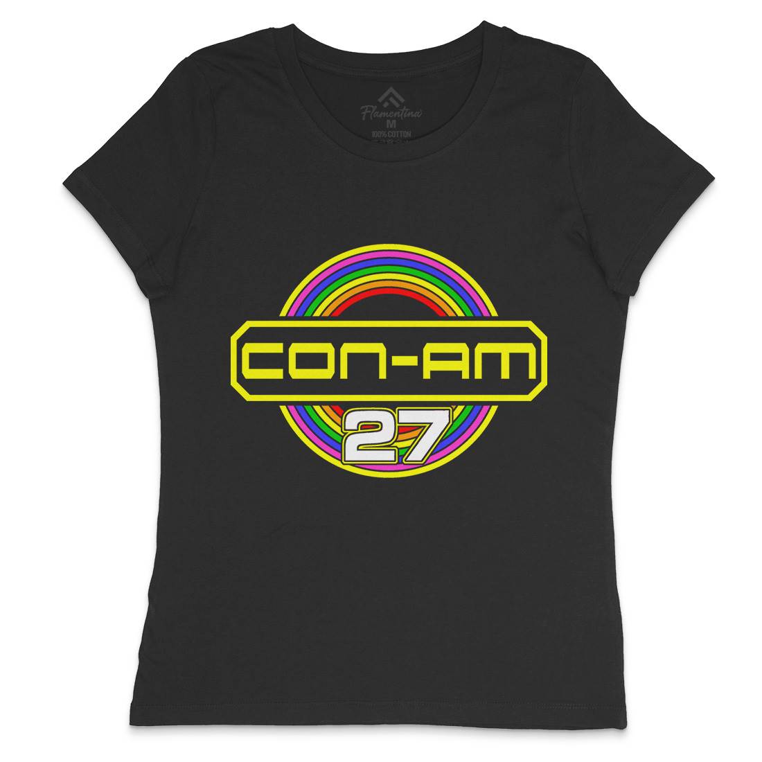 Con-Am 27 Womens Crew Neck T-Shirt Space D414