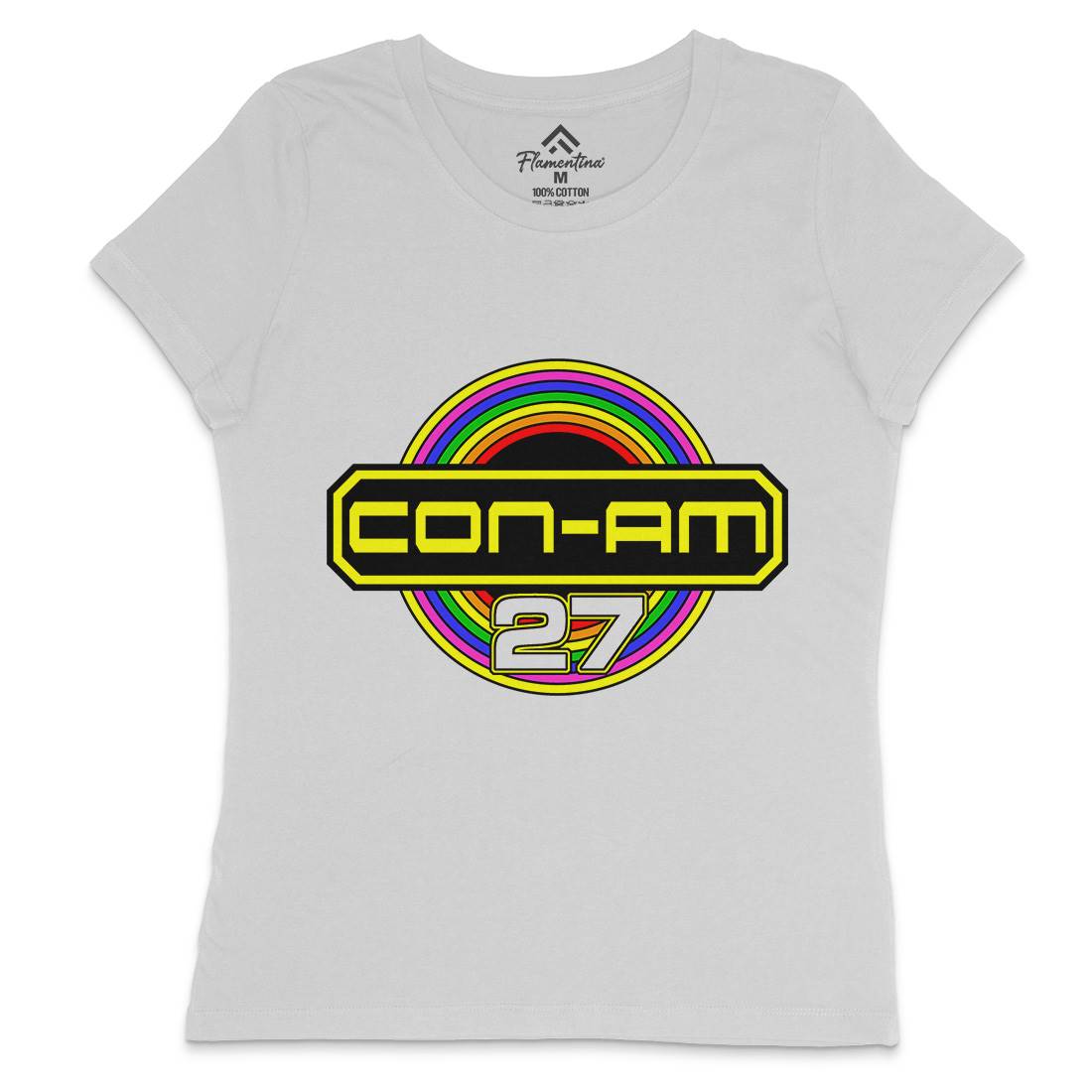 Con-Am 27 Womens Crew Neck T-Shirt Space D414