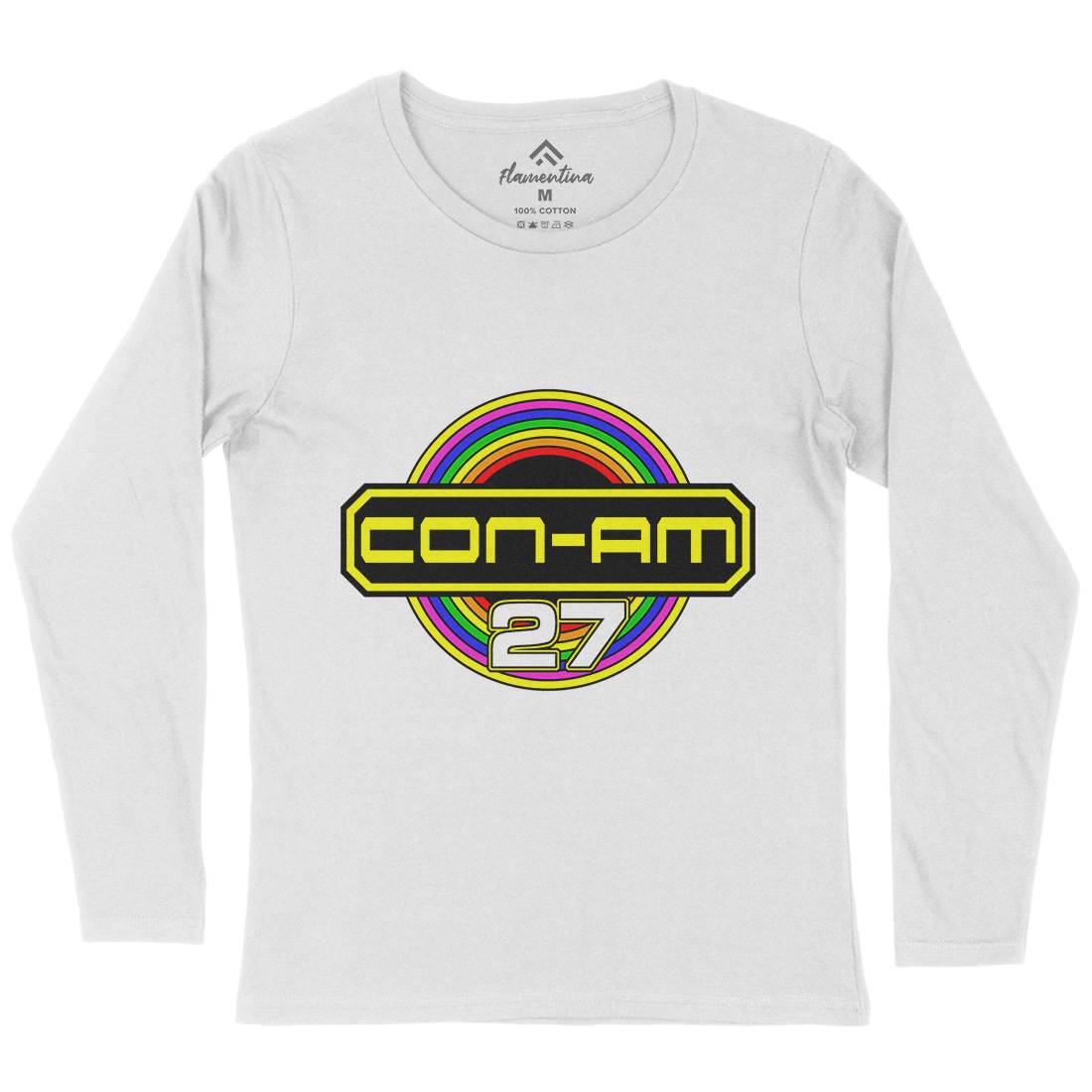 Con-Am 27 Womens Long Sleeve T-Shirt Space D414