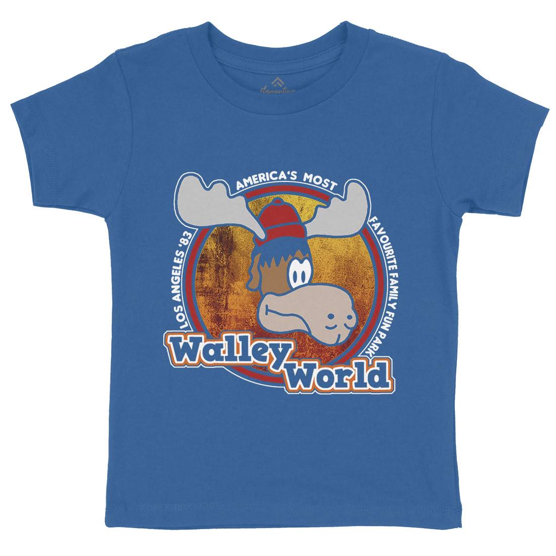 Walley World Kids Crew Neck T-Shirt Retro D415