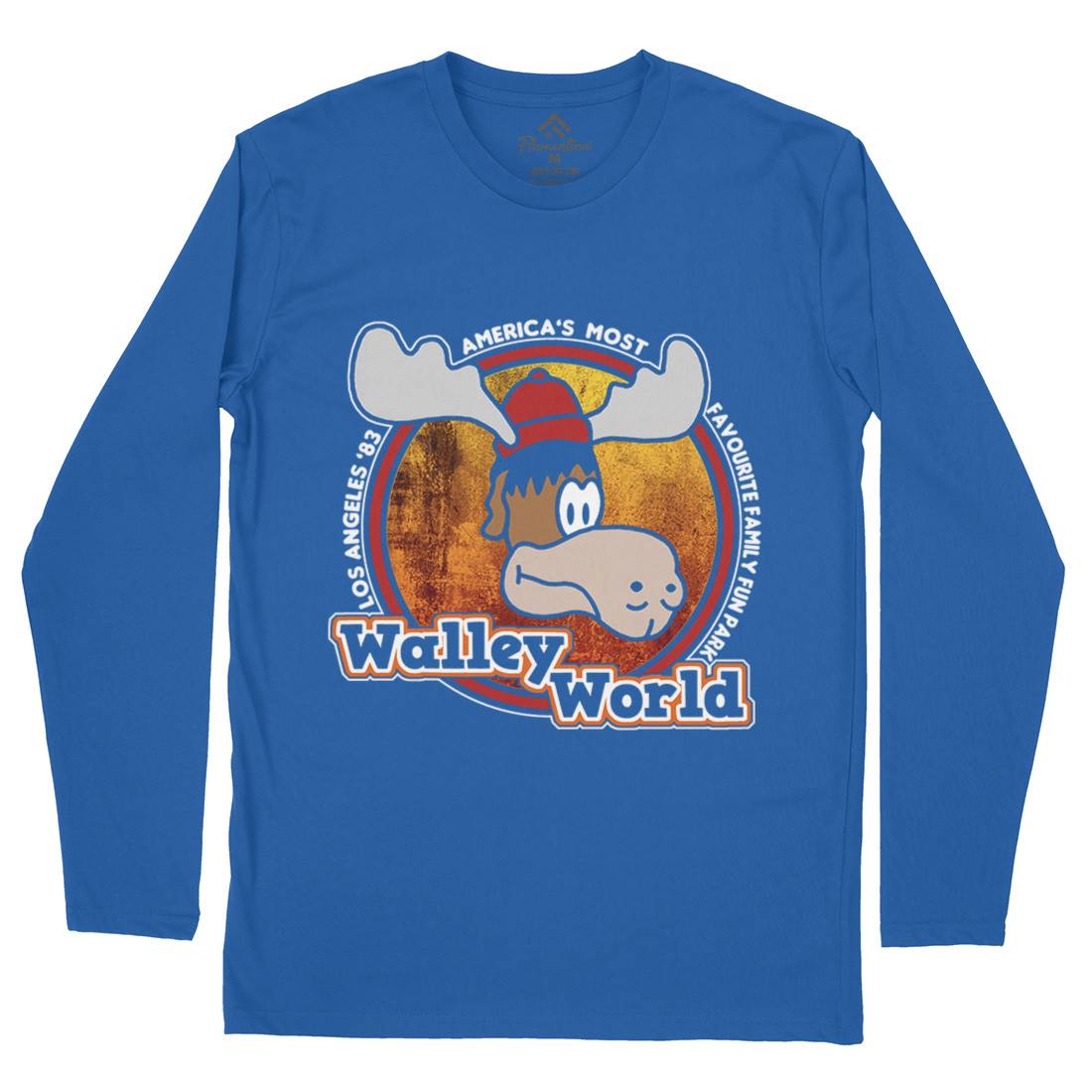 Walley World Mens Long Sleeve T-Shirt Retro D415