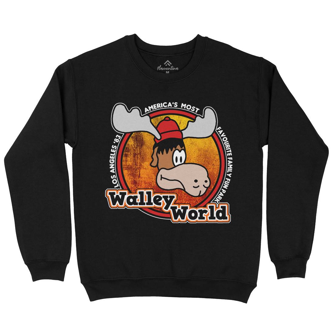 Walley World Kids Crew Neck Sweatshirt Retro D415