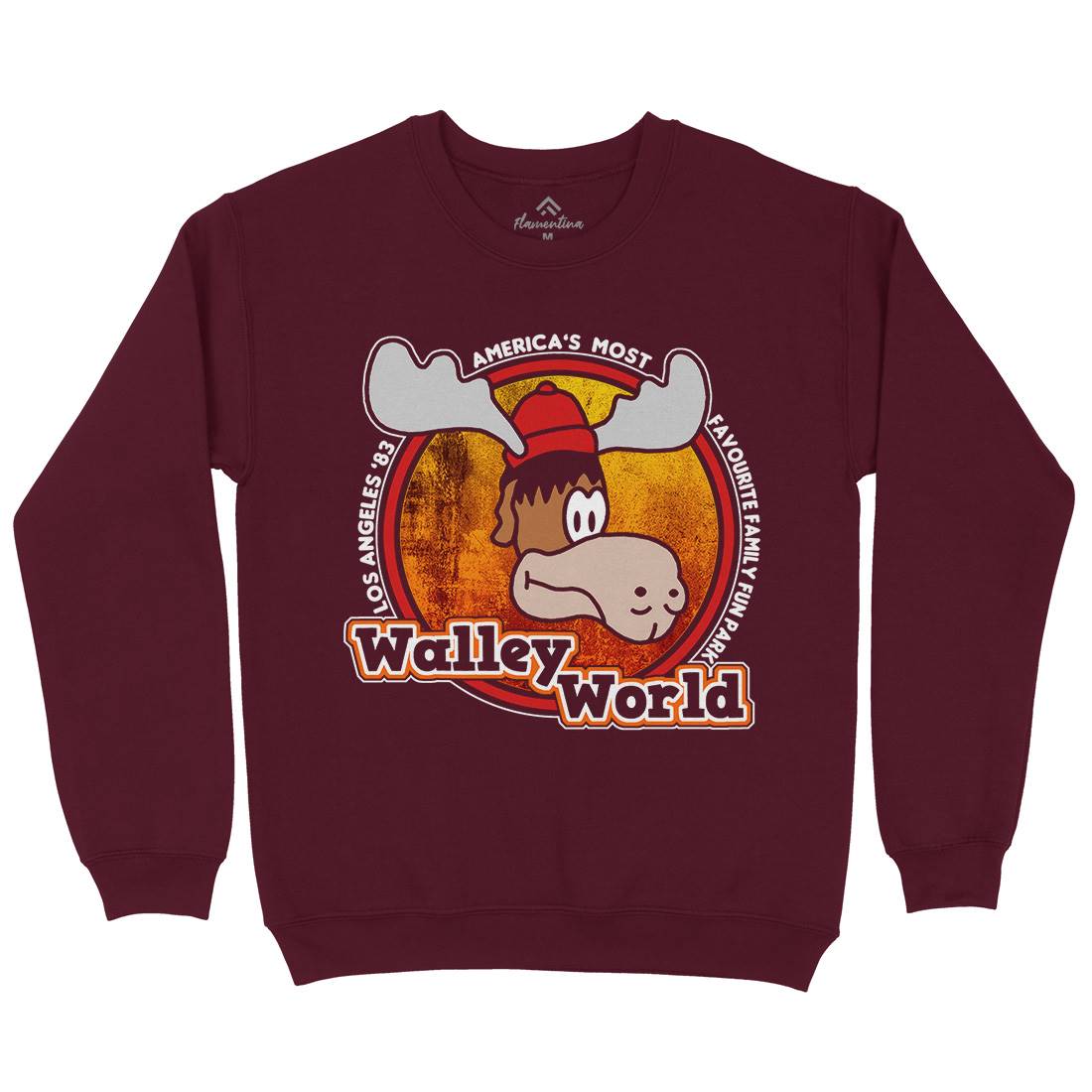 Walley World Mens Crew Neck Sweatshirt Retro D415