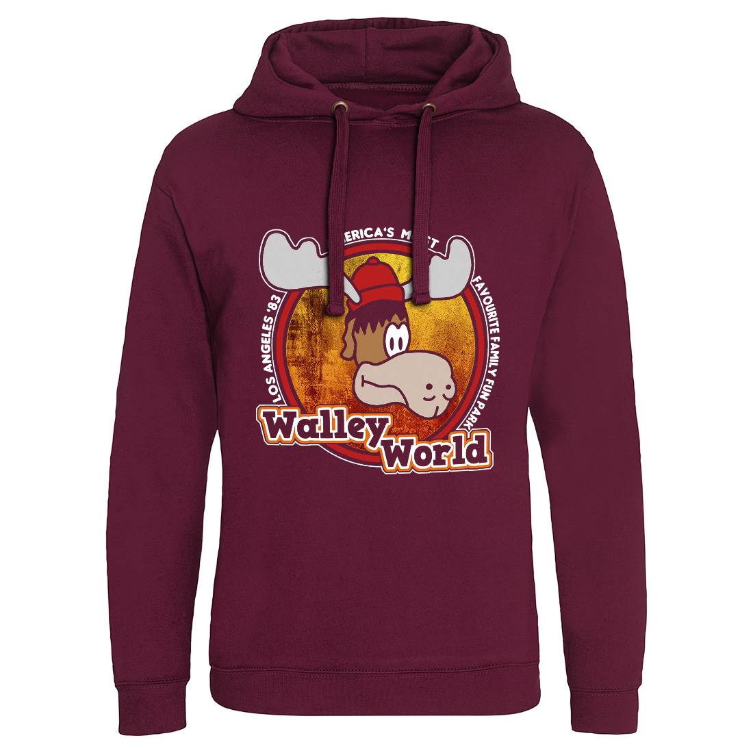Walley World Mens Hoodie Without Pocket Retro D415