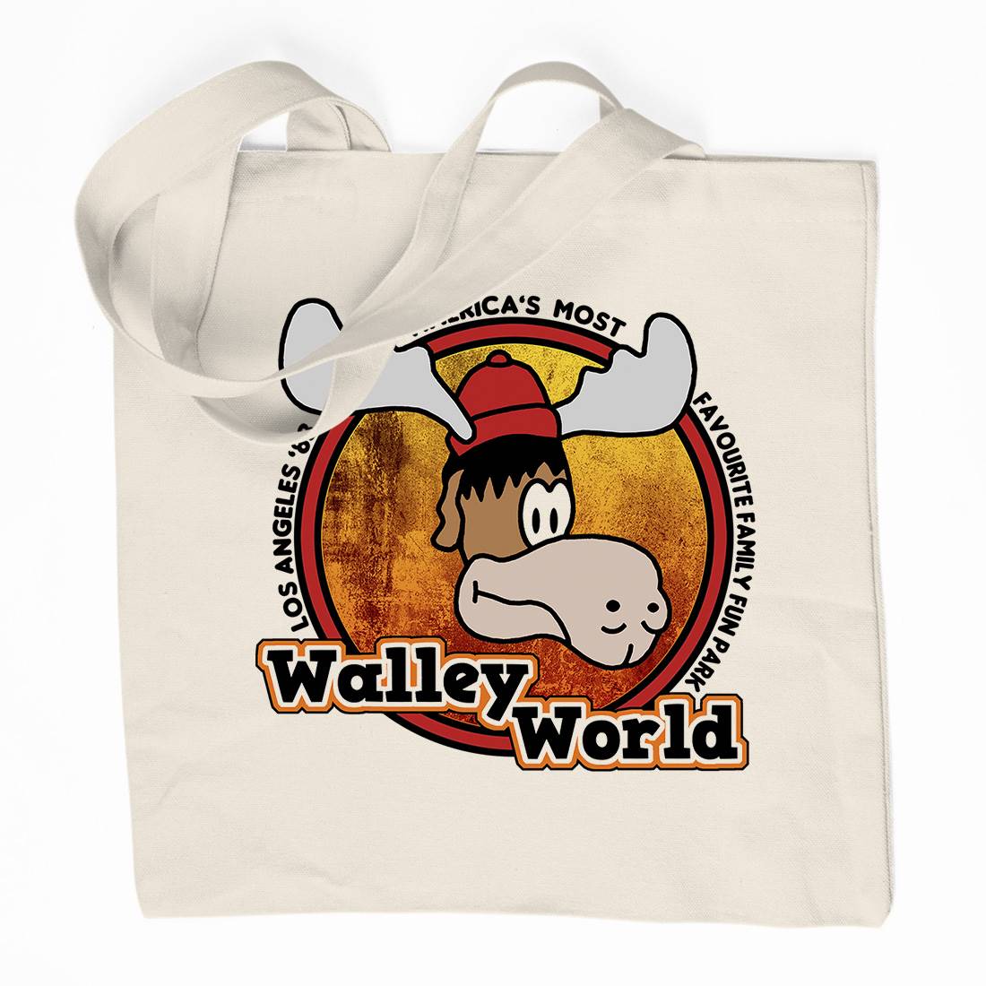 Walley World Organic Premium Cotton Tote Bag Retro D415