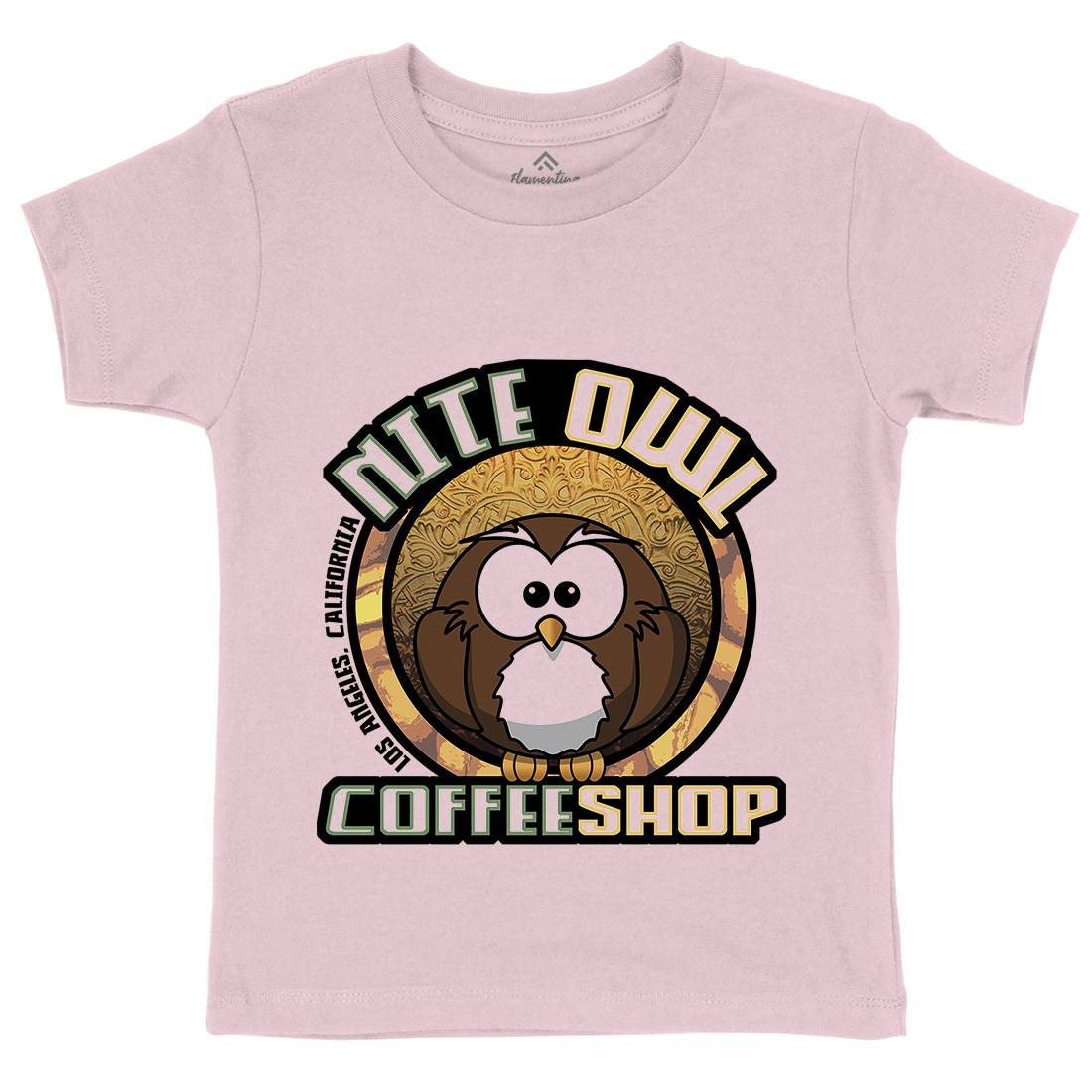 Nite Owl Kids Crew Neck T-Shirt Drinks D416