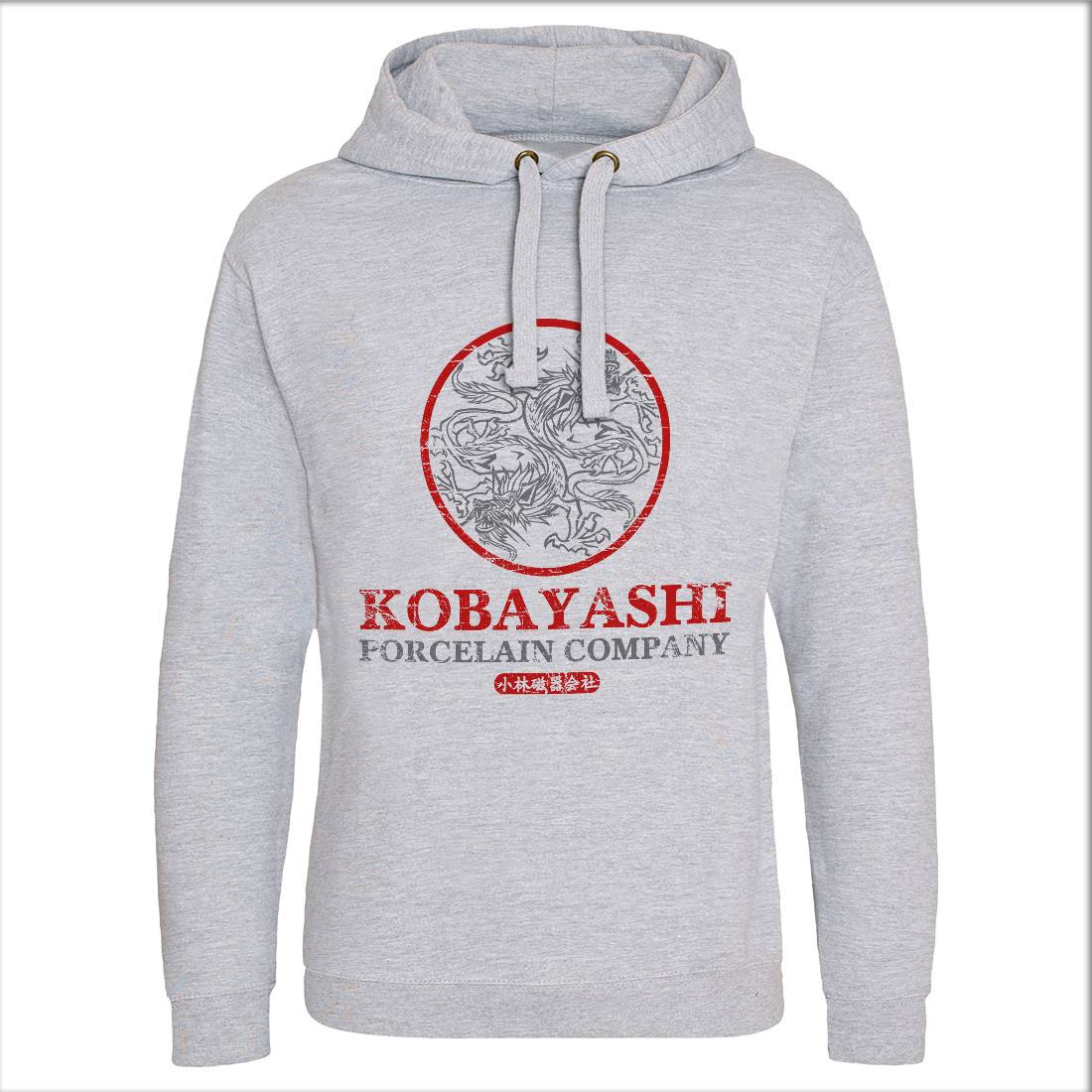 Kobayashi Porcelain Mens Hoodie Without Pocket Asian D417