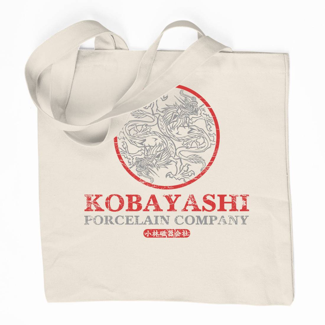 Kobayashi Porcelain Organic Premium Cotton Tote Bag Asian D417