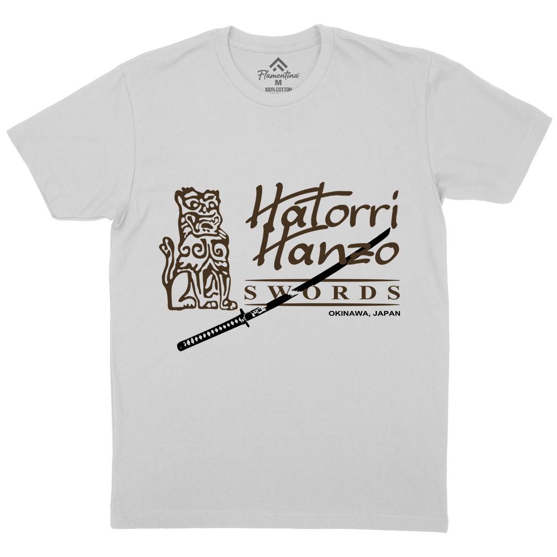 Hattori Hanzo Mens Crew Neck T-Shirt Asian D418