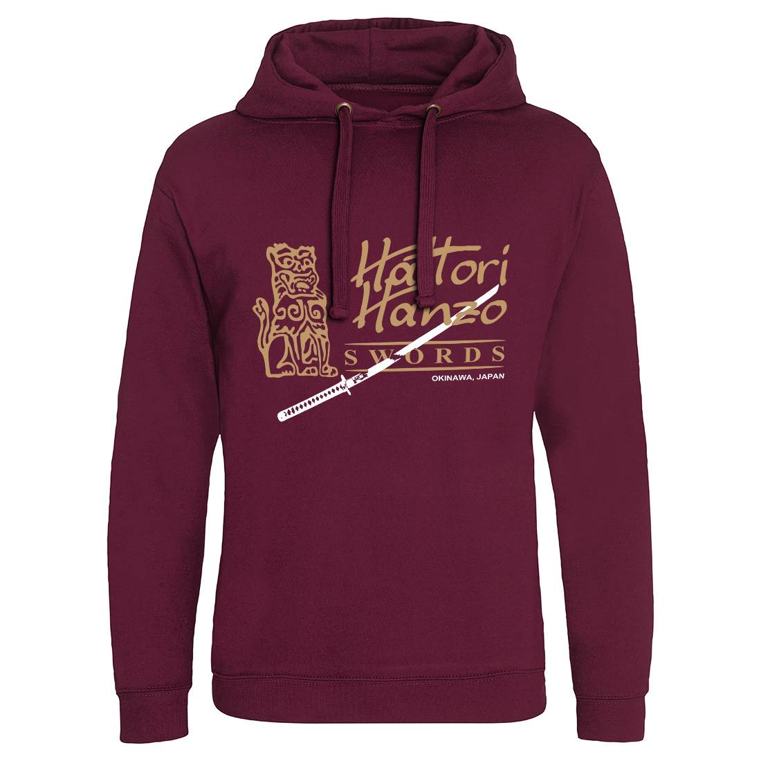 Hattori Hanzo Mens Hoodie Without Pocket Asian D418