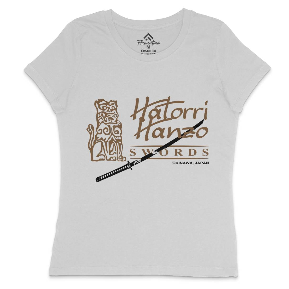 Hattori Hanzo Womens Crew Neck T-Shirt Asian D418