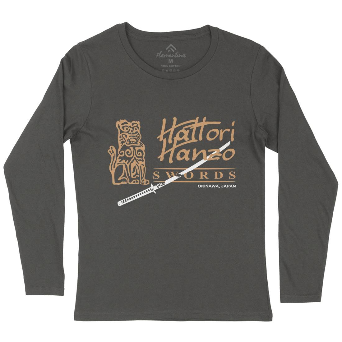 Hattori Hanzo Womens Long Sleeve T-Shirt Asian D418