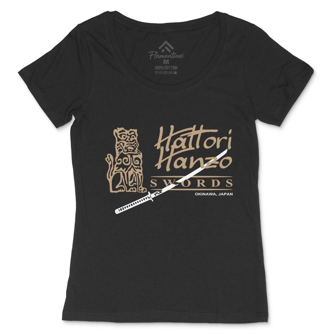 Hattori Hanzo Womens Scoop Neck T-Shirt Asian D418