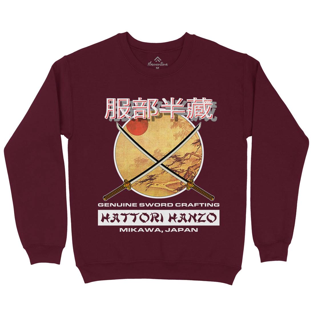 Hattori Hanzo Mens Crew Neck Sweatshirt Asian D419