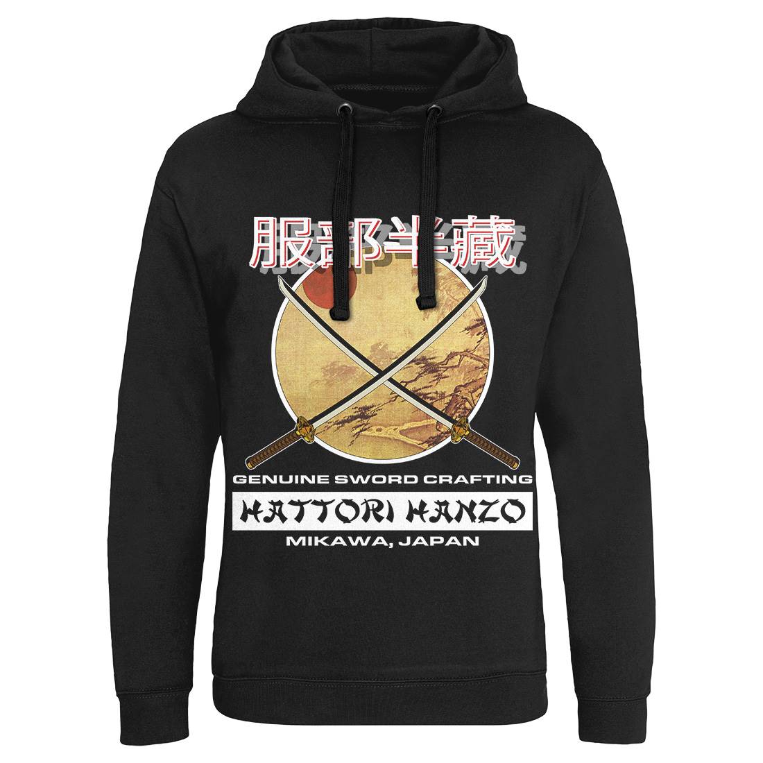 Hattori Hanzo Mens Hoodie Without Pocket Asian D419