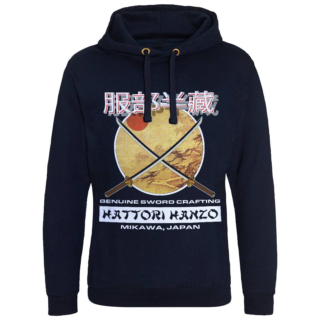 Hattori Hanzo Mens Hoodie Without Pocket Asian D419
