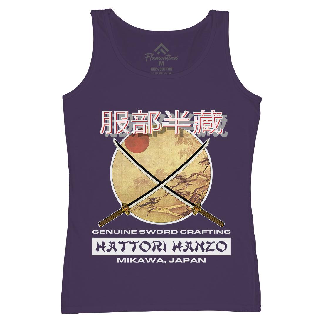 Hattori Hanzo Womens Organic Tank Top Vest Asian D419