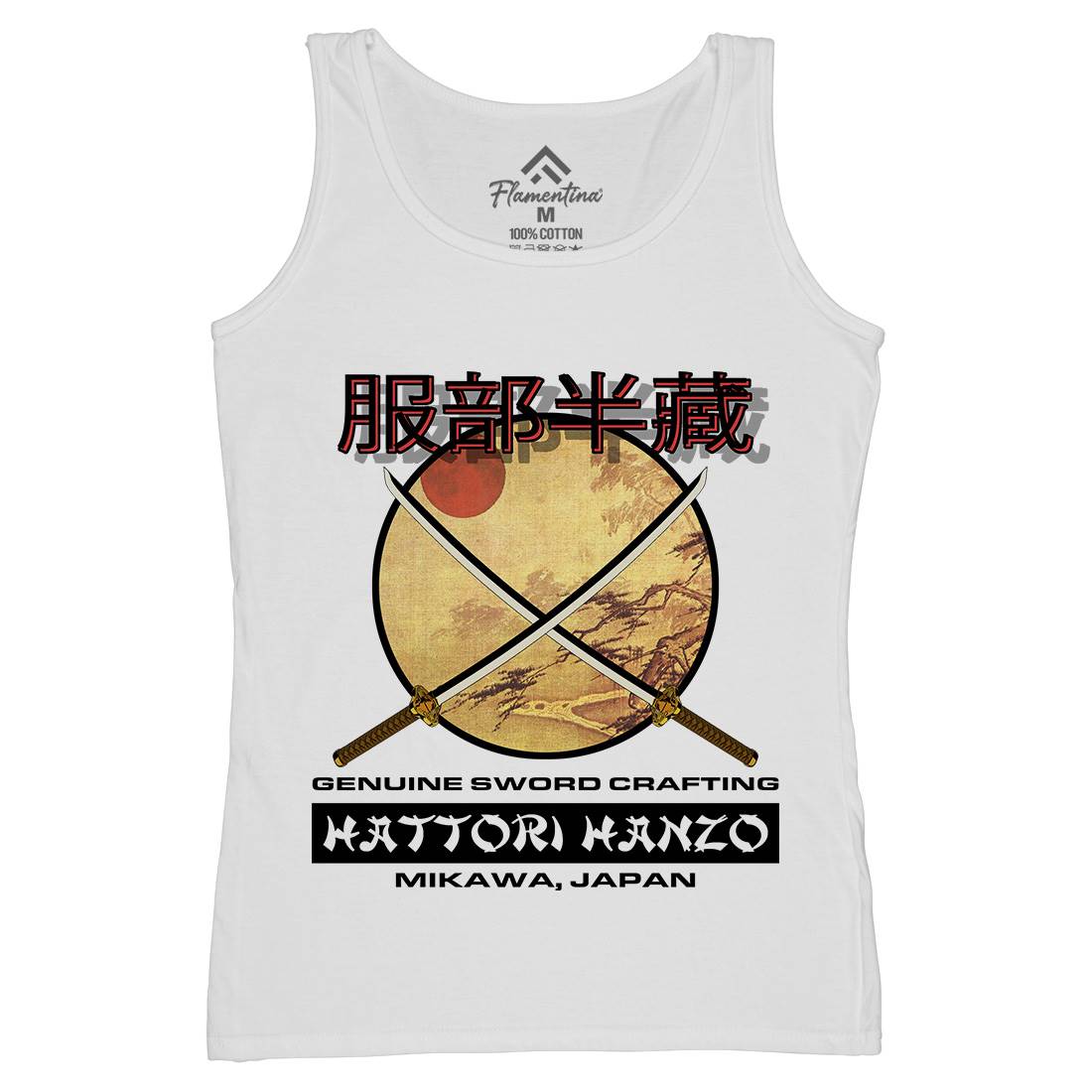 Hattori Hanzo Womens Organic Tank Top Vest Asian D419