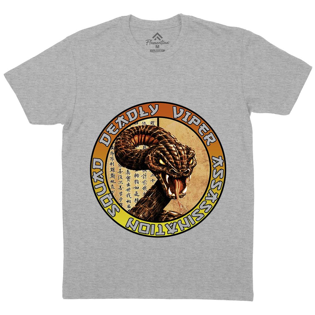 Deadly Viper Assassination Squad Mens Organic Crew Neck T-Shirt Asian D420