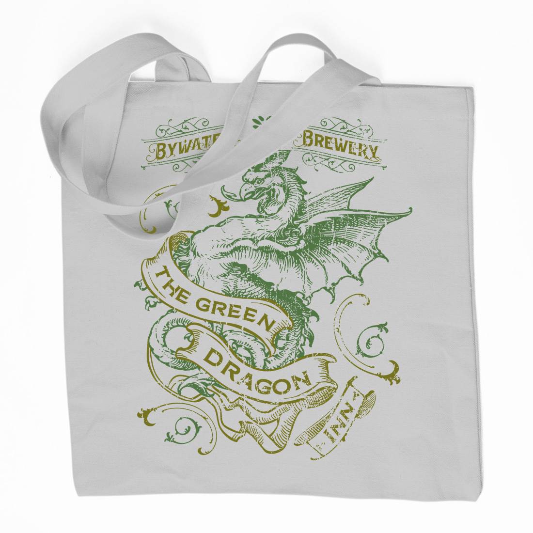 Green Dragon Inn Organic Premium Cotton Tote Bag Drinks D422