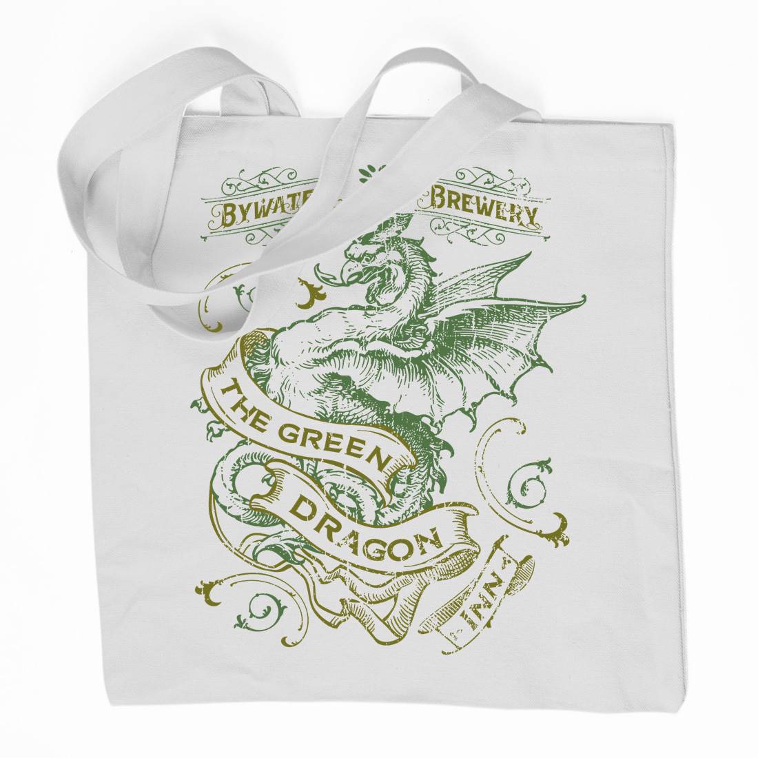 Green Dragon Inn Organic Premium Cotton Tote Bag Drinks D422