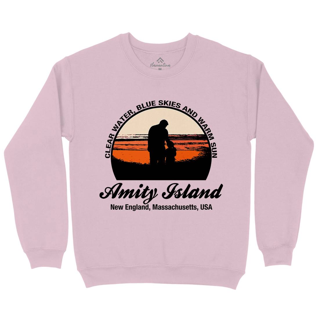 Amity Island Kids Crew Neck Sweatshirt Horror D425
