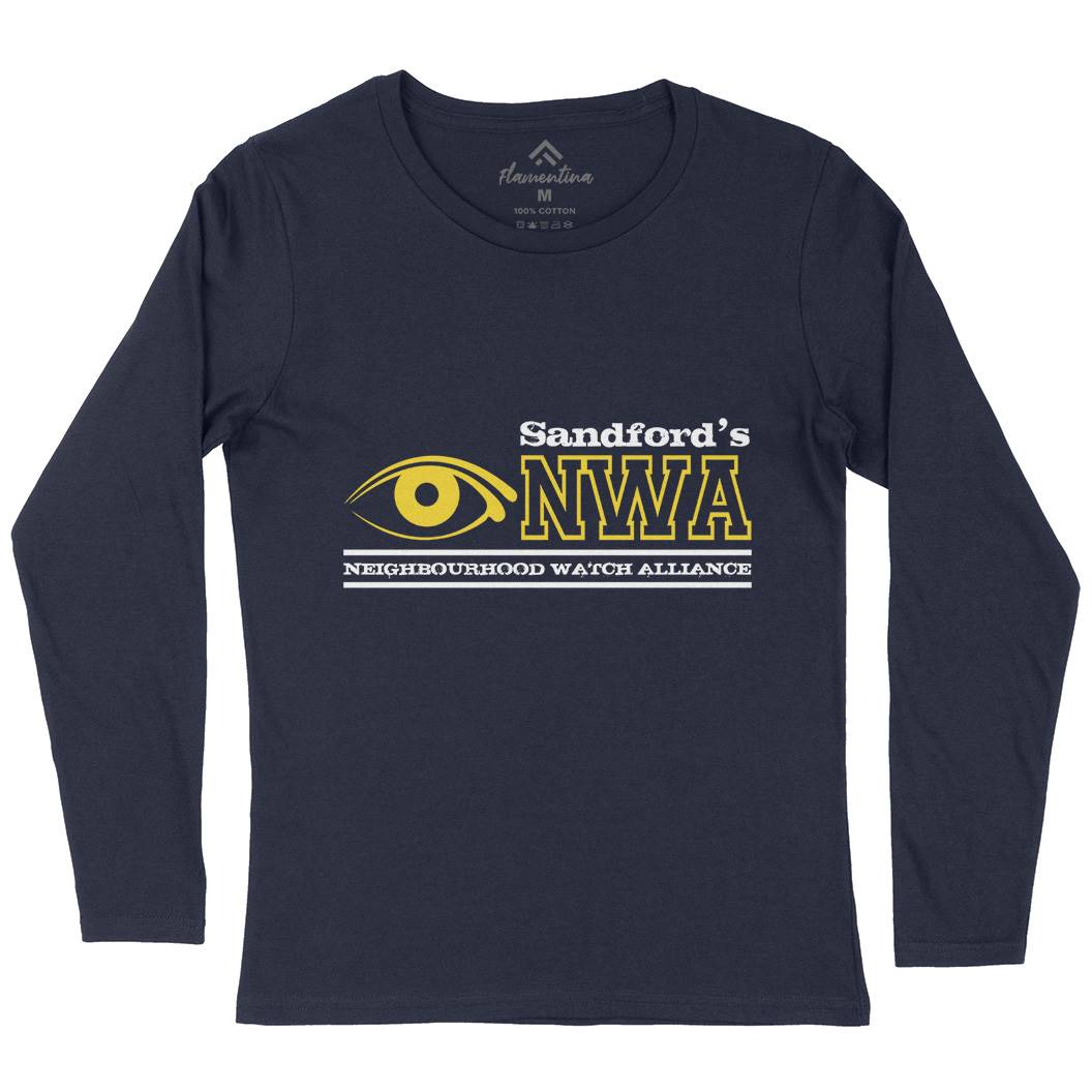 Nwa Womens Long Sleeve T-Shirt Retro D426