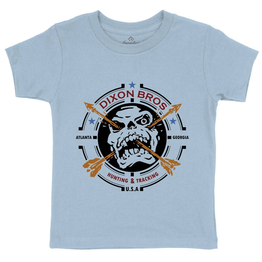 Dixon Brothers Kids Crew Neck T-Shirt Horror D427
