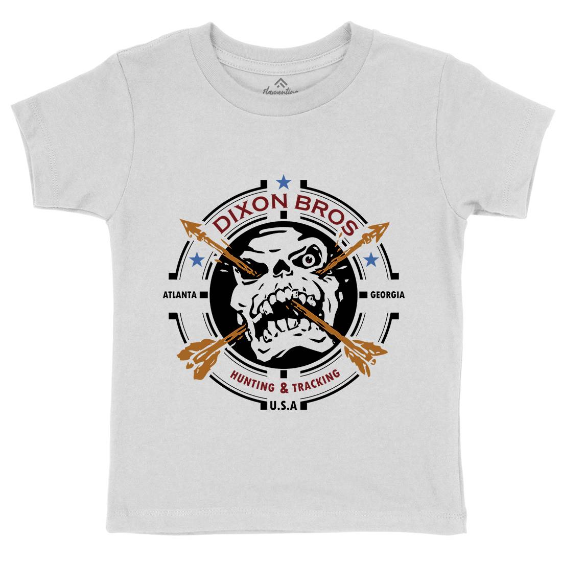 Dixon Brothers Kids Organic Crew Neck T-Shirt Horror D427