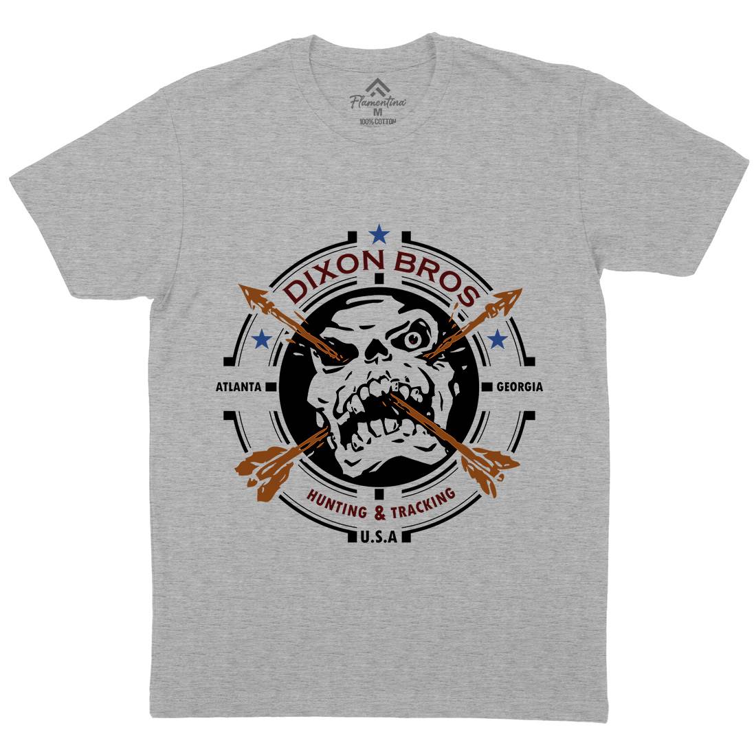Dixon Brothers Mens Crew Neck T-Shirt Horror D427