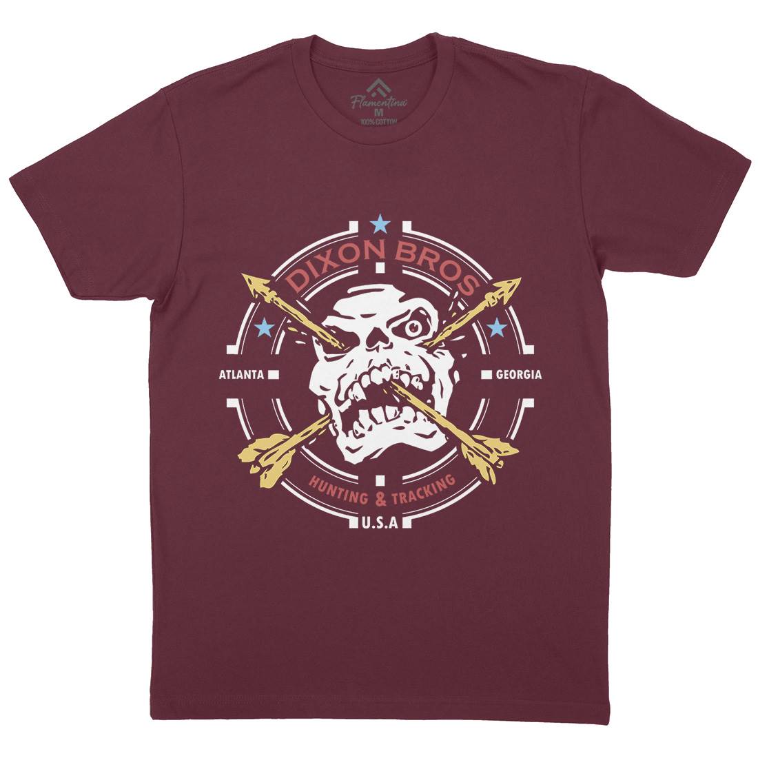 Dixon Brothers Mens Crew Neck T-Shirt Horror D427
