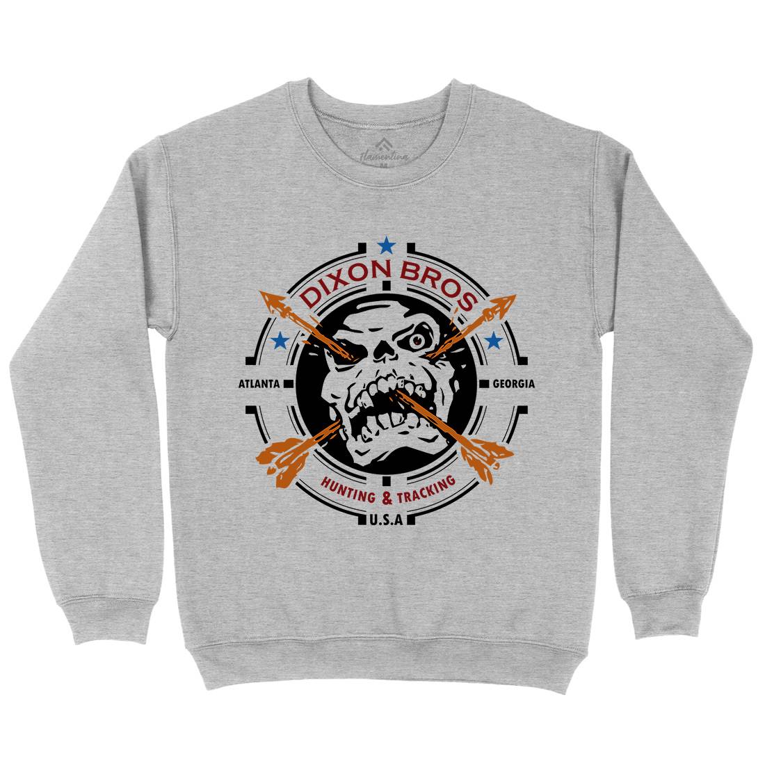 Dixon Brothers Mens Crew Neck Sweatshirt Horror D427