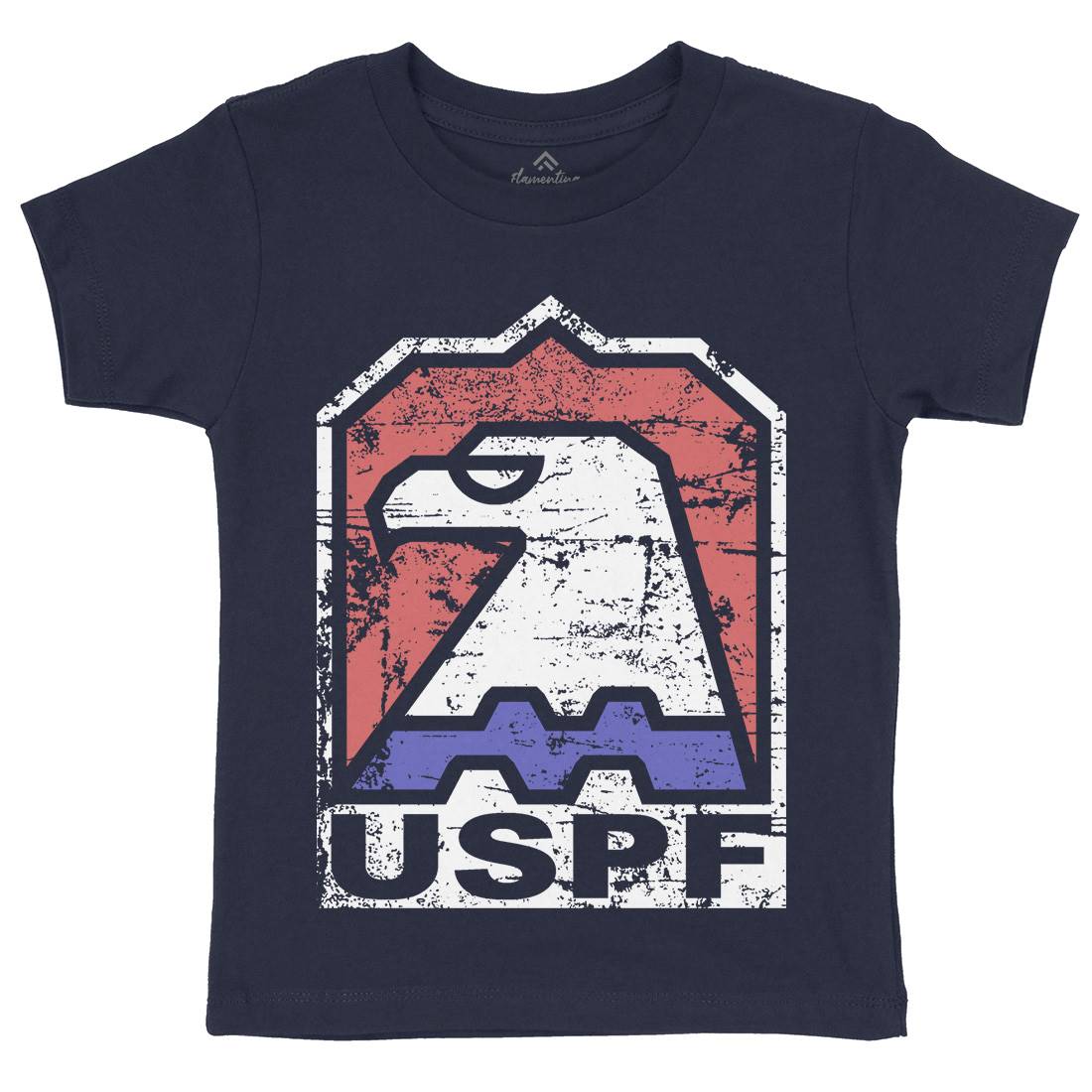 Uspf Kids Crew Neck T-Shirt Retro D428