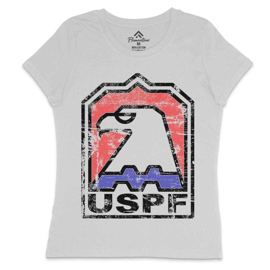 Uspf Womens Crew Neck T-Shirt Retro D428
