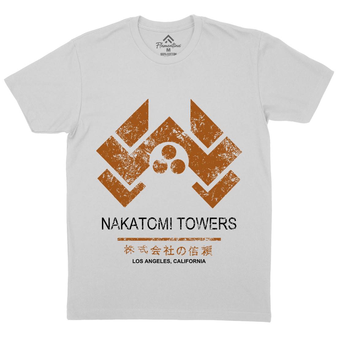 Nakatomi Tower Mens Crew Neck T-Shirt Retro D430